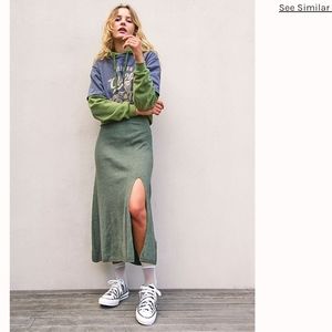 Free people knit skirt